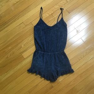 Gab + Kate Navy Romper